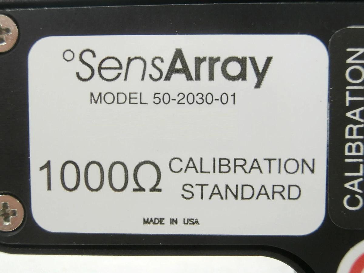 Used SensArray 50-2030-01 Resistance Calibration Standard RTD Module 1000Ω Working