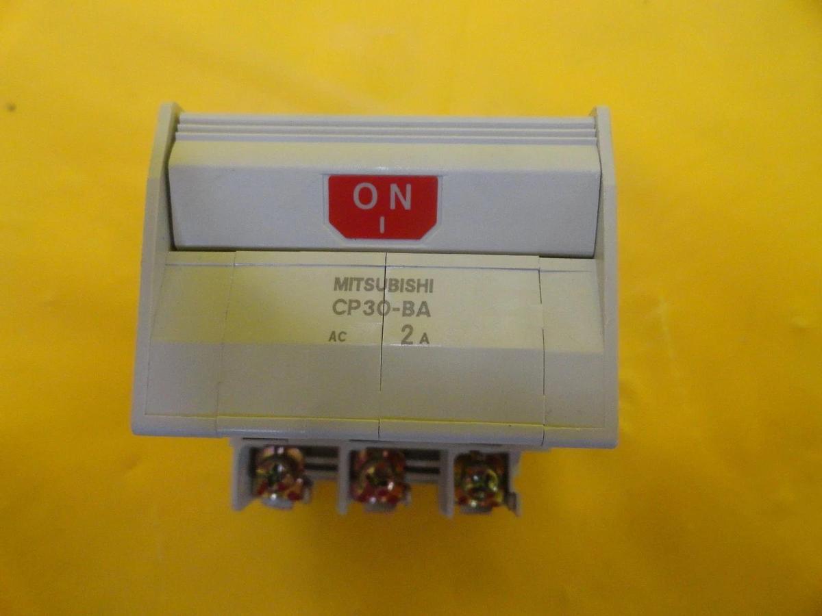 Used Mitsubishi CP30-BA Circuit Protector 3-Pole 2A Reseller Lot of 10 Used Working