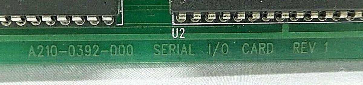 Used Aspect Systems A210-0392-000 Serial I/O PCB Card Lam 810-000392-001 Working