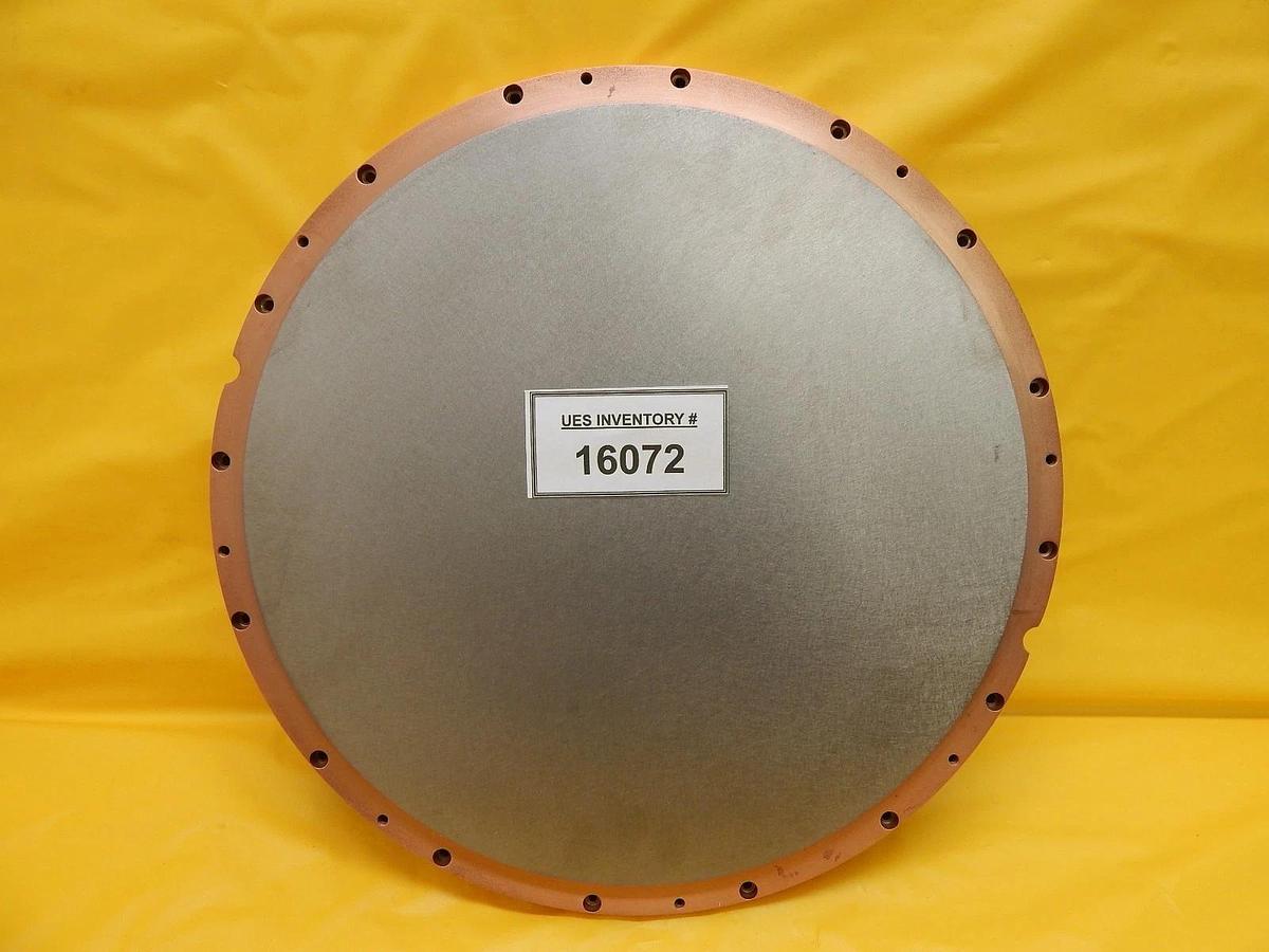 Used Materion Microelectronics ZTH-7179 Ti Titanium Target for Nordiko Used Working