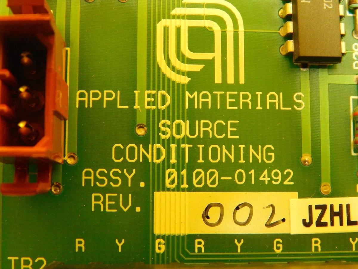 Used AMAT Applied Materials 0100-01492 Source Conditioning Board PCB Working Surplus
