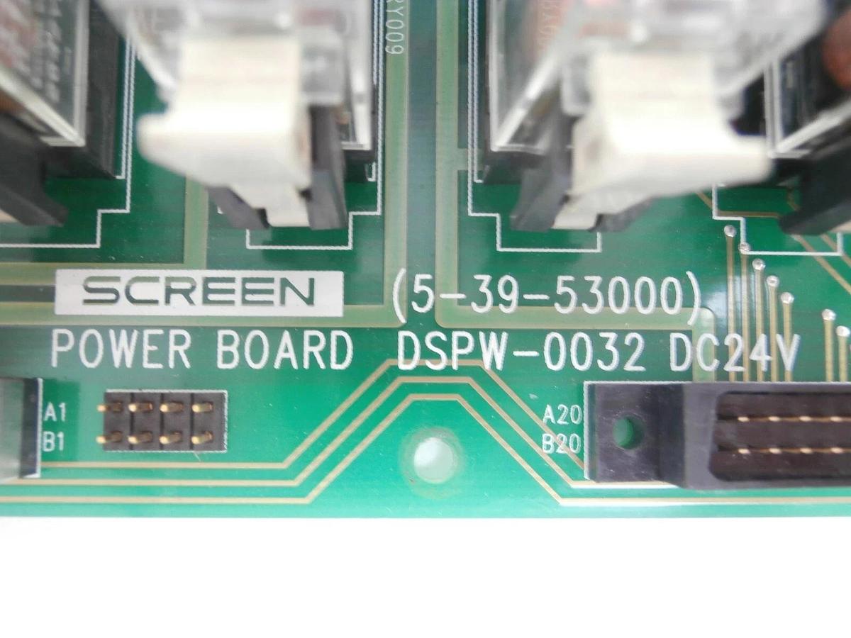 Used DNS Dainippon Screen 5-39-53000 Power Board PCB DSPW-0032 Working Surplus