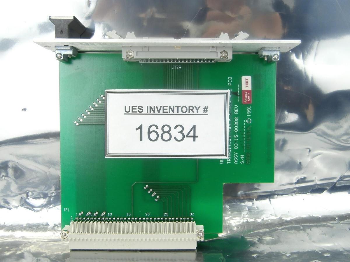 Used Ultratech Stepper 03-15-00308 Transition ASH Stepper PCB Card WAS Titan Used