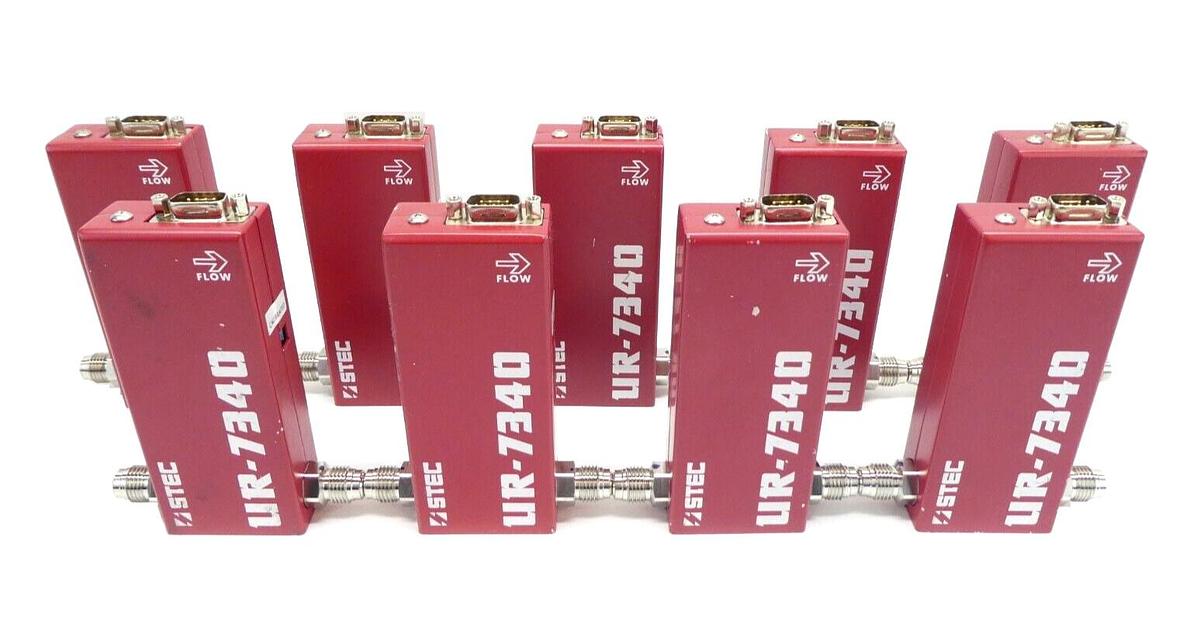Used STEC UR-7340MC Auto Pressure Regulator 0-500 kPa(G) 5 LM Reseller Lot of 9 Spare