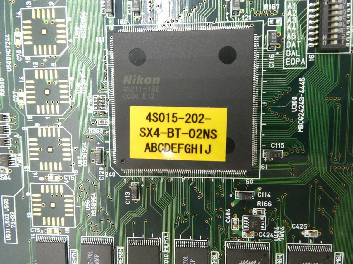 Used Nikon Precision 4S015-197 Processor PCB Card NK386SX4-NSC NSR Series Working