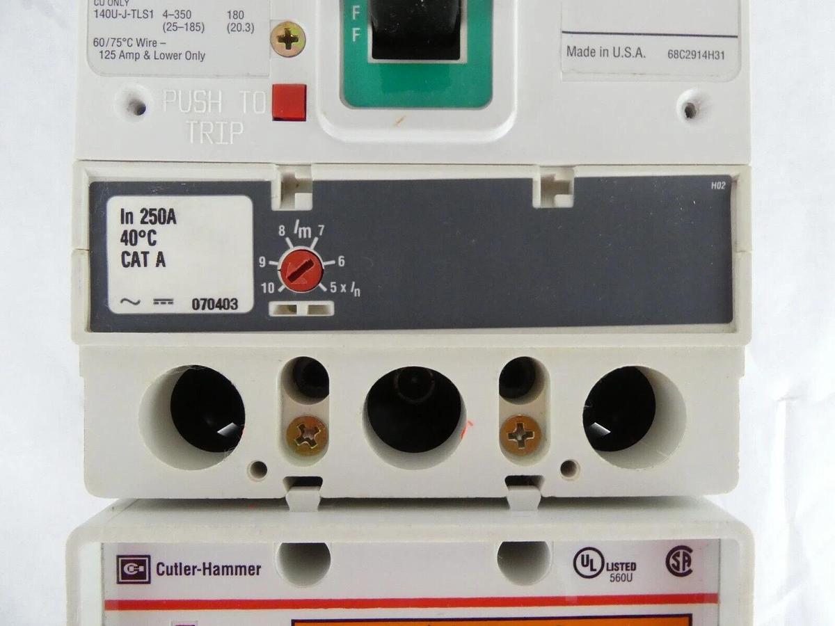 Used AB Allen-Bradley 140U-J2X3 A Circuit Breaker 140U-J2 ELJBN3250W Working