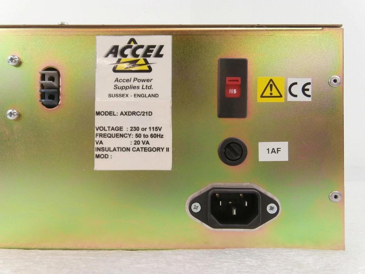 Used Accel Power Supplies AXDRC/21D Implanter Controller Module Working Surplus