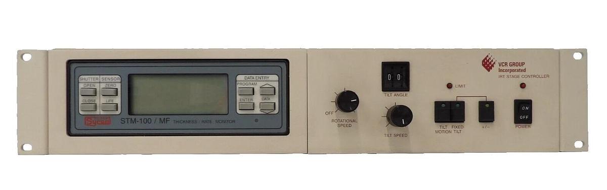 Used VCR Group IRT Stage Controller with Thickness/Rate Monitor STM-100