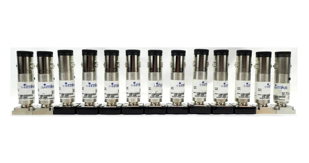 Used MKS Instruments 872B Series Pressure Transducer 872B-30668 Lot of 13 Working