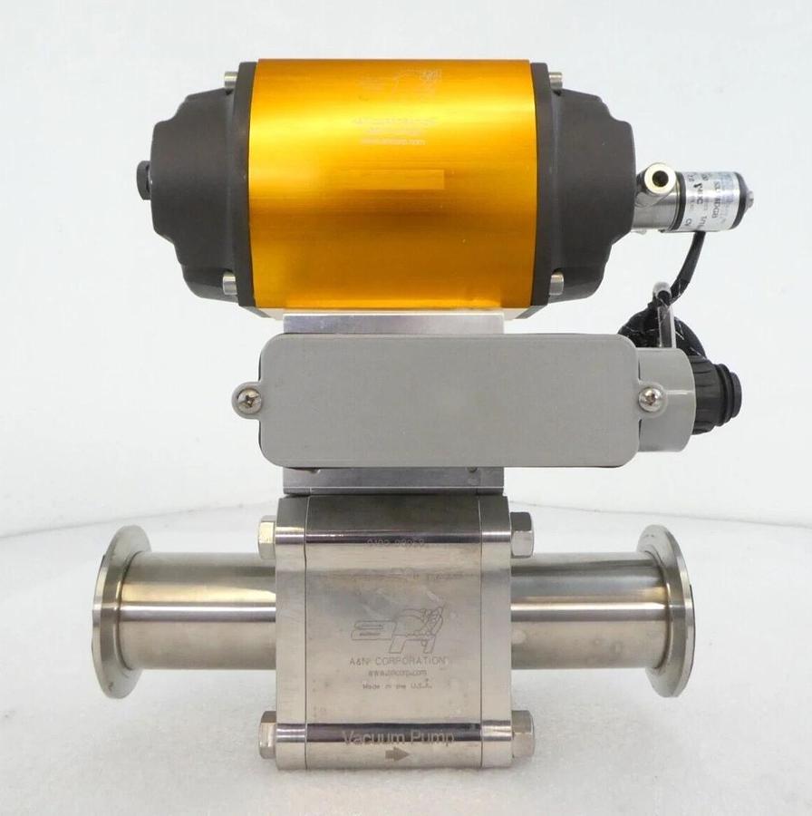 Used A&N 1539-S-N Vacuum Pneumatic Valve AMAT Applied Materials 0190-08958 Working