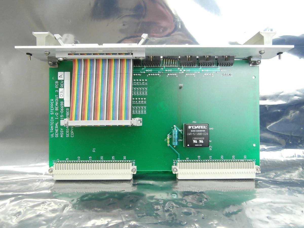 Used Ultratech Stepper 03-15-06698-02 General I/O Breakout 3 PCB Card Used Working