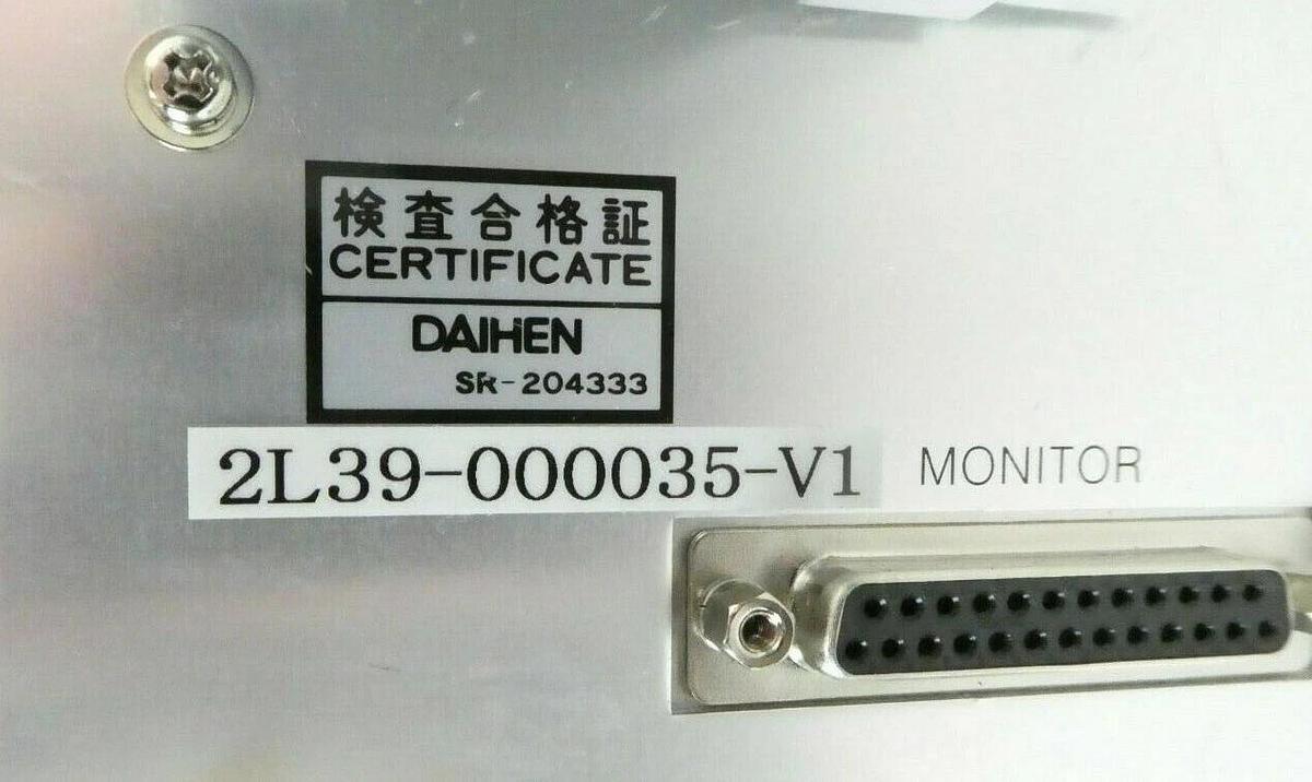 Used Daihen RMN-20E4-V RF Matcher TEL Tokyo Electron 2L39-000035-V1 Working Surplus