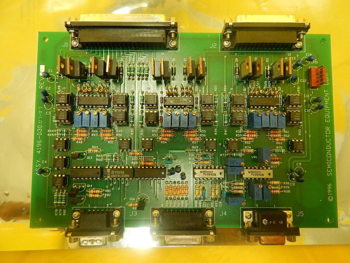 Used Semiconductor Equipment Corp 4196-030 Amplifier PCB Board 410 Bonder Used