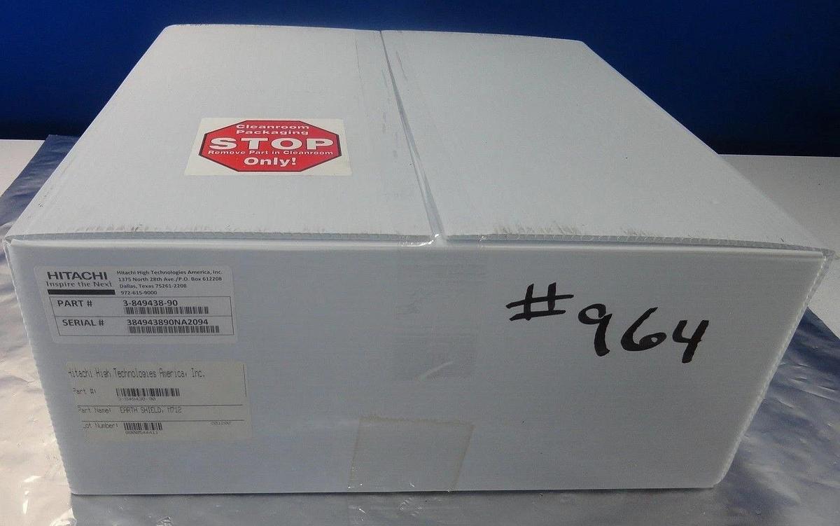 Used Hitachi 3-849438-90 M712 Earth Shield Hitachi M-712 Etcher New Surplus