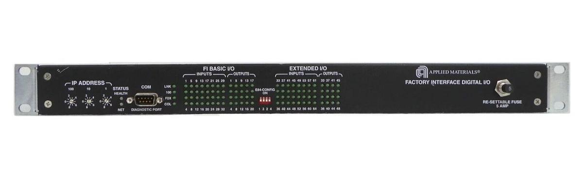 Used MKS Instruments AS01224G-01 Factory Interface Digital I/O Module AMAT Working