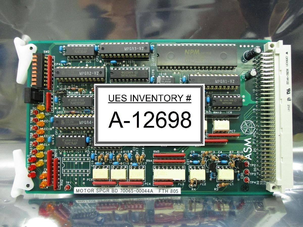 Used ASM Advanced Semiconductor Materials 70065-00044A Motor SPGR PCB Card Used