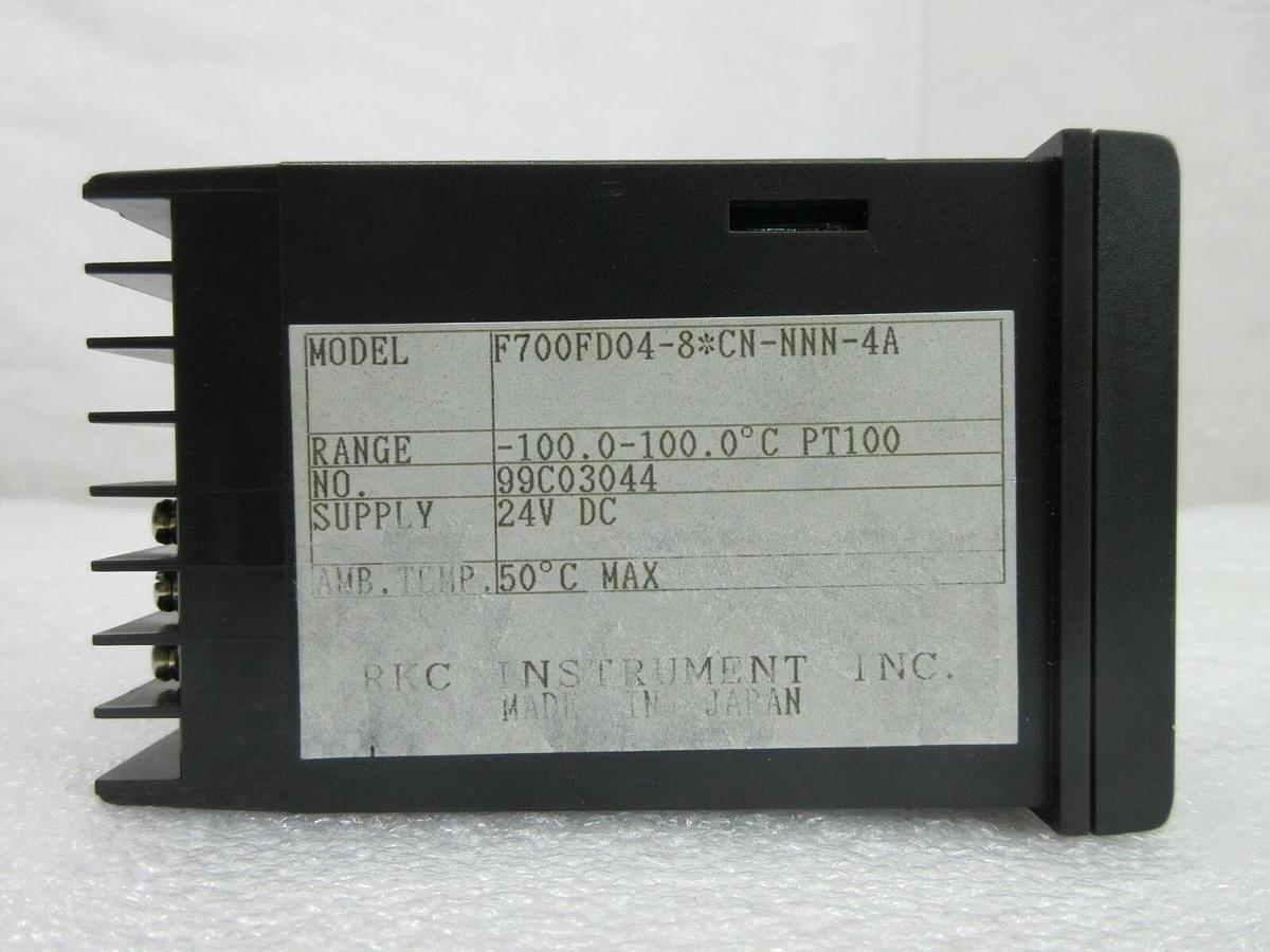 Used RKC Instruments F700FD04-8*CN-NNN-4A Temperature Controller Lot of 2 Used