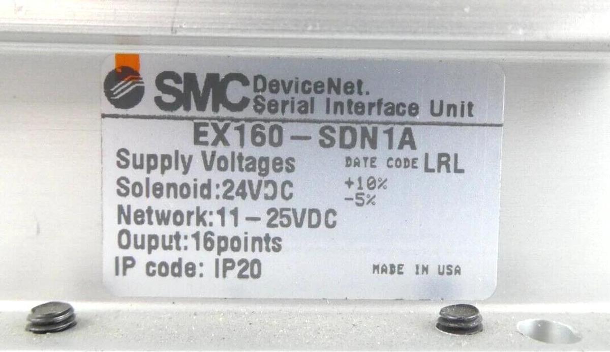 Used SMC EX160-SDN1A 8-Port Pneumatic Manifold VQ1200NY-5-X35 AMAT Lot of 2 Working