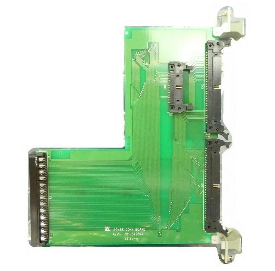 Used TEL Tokyo Electron 381-642664-1 Connector VME PCB Card UIO/BS MARK 8 Working
