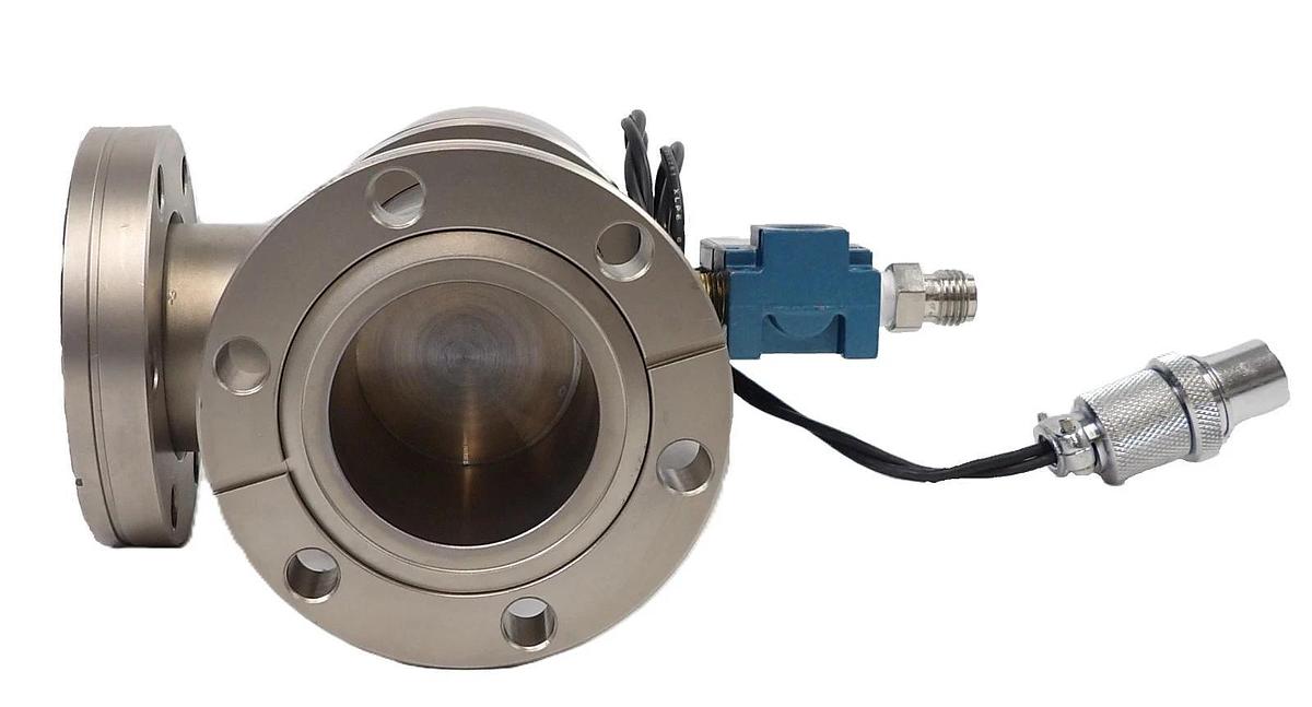 Used Varian L6591-330 Pneumatic Angle Valve Working