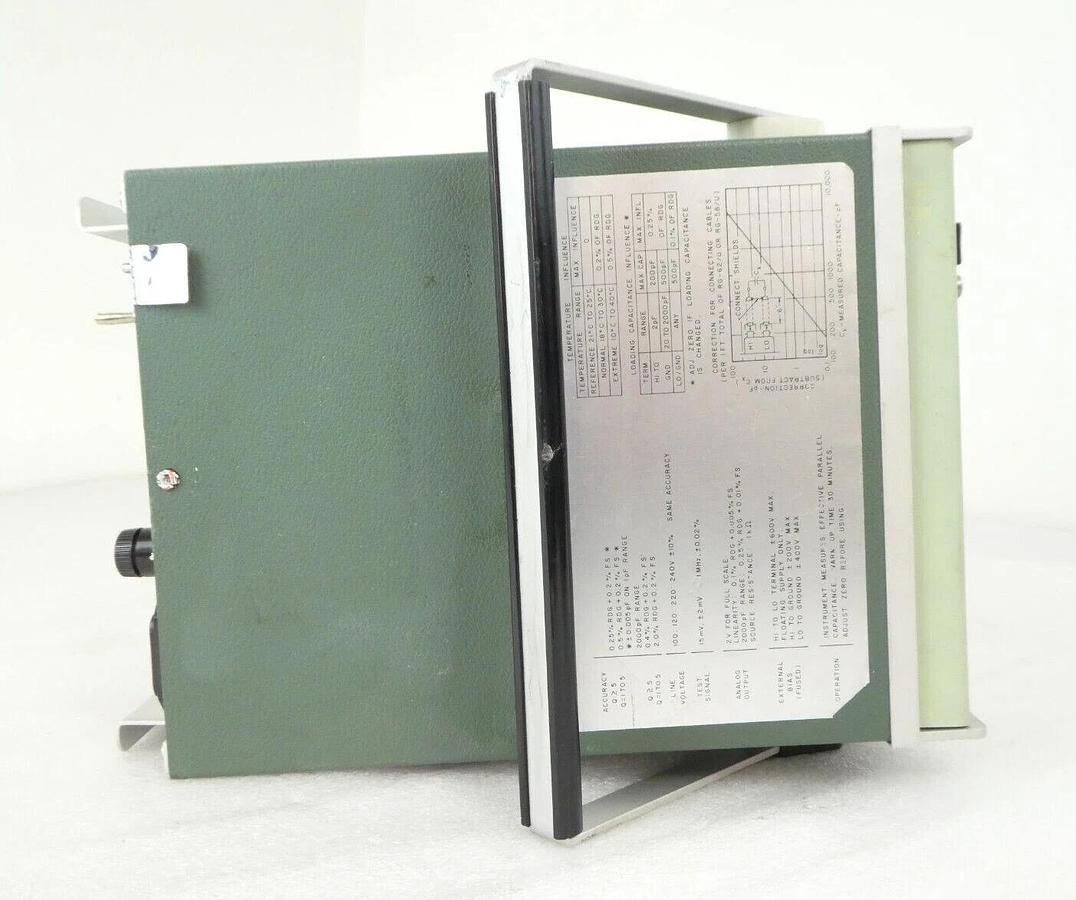 Used Boonton Electronics 72BD Capacitance Meter 2-2000pF 1 MHz 72-4B Surplus Spare