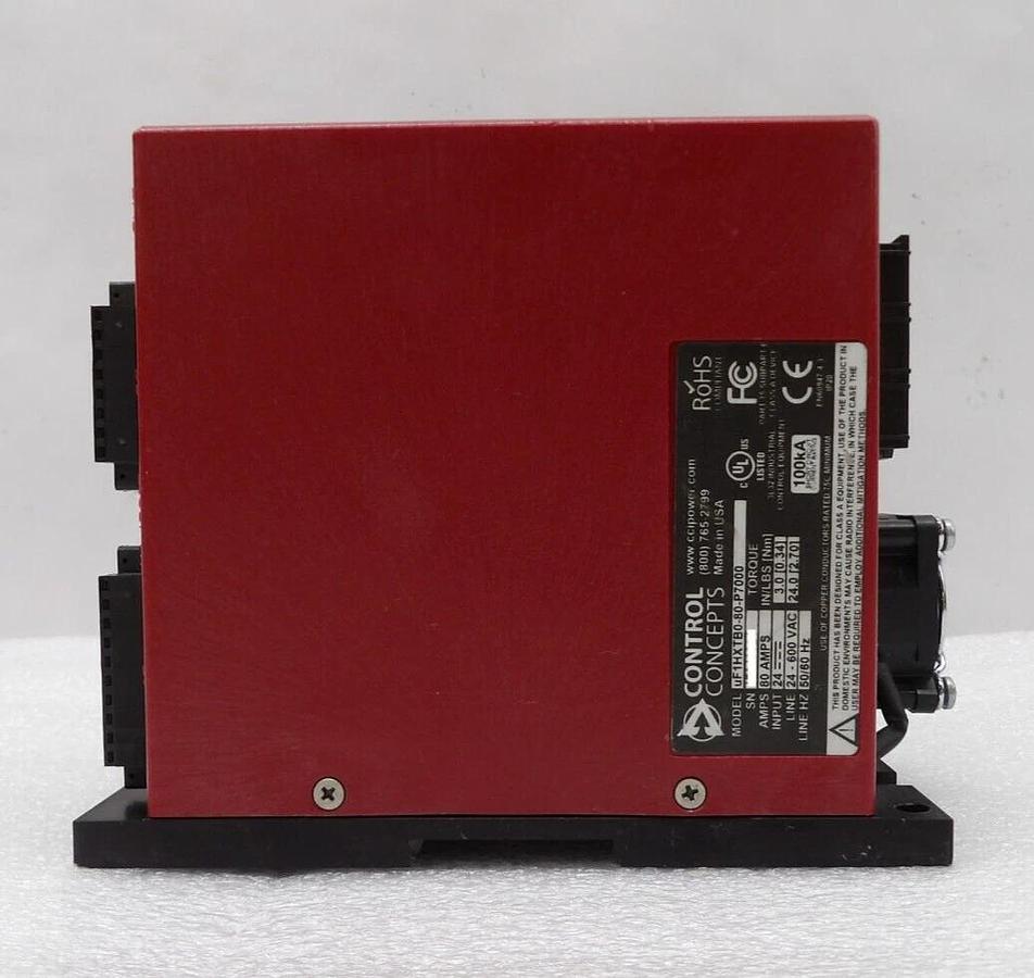 Used Control Concepts uF1HXTB0-80-P7000 SCR Controller MicroFUSION AMAT Working
