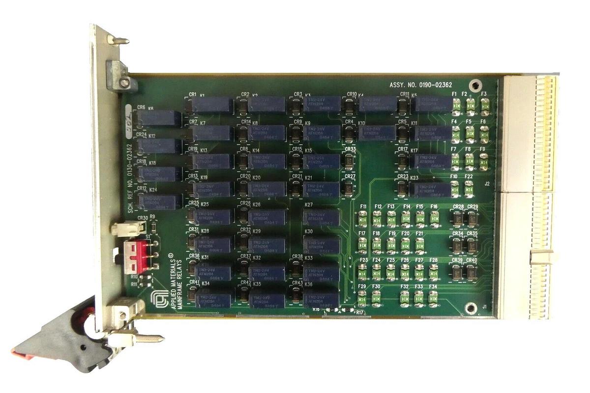 Used AMAT Applied Materials 0190-02362 Mainframe Relay Module PCB Card Working
