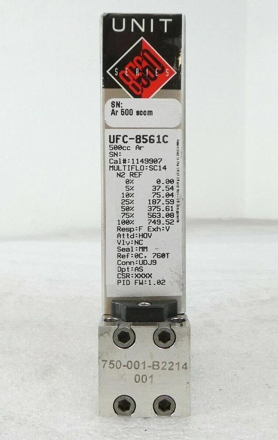 Used Celerity UFC-8565C Mass Flow Controller 500 SCCM Ar O2 Reseller Lot of 4 Working