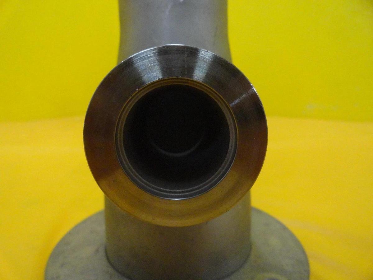 Used Edwards High Vacuum Conical Reducer Tee ISO63 ISO-F to NW50 NW25 Working