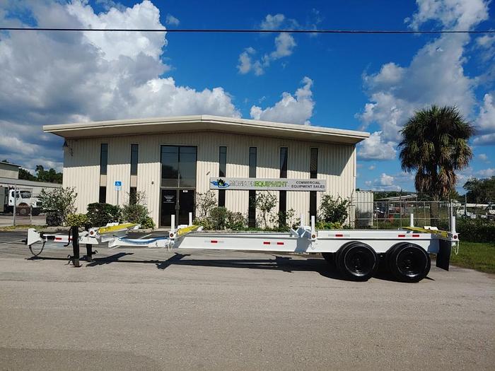 Used 2008 CFS TA EB Extendable 40k lb 40ft Pole Trailer - 80082