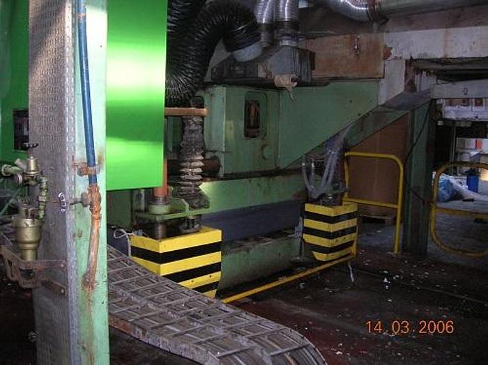 Used 90" (2300mm) ERWEPA EXTRUSION LINE W/ 4 COLOR IN LINE FLEXO PRINTING FULL LINE