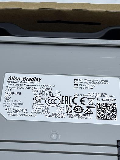 A-B Allen Bradley 5069-IF8 Ser A 