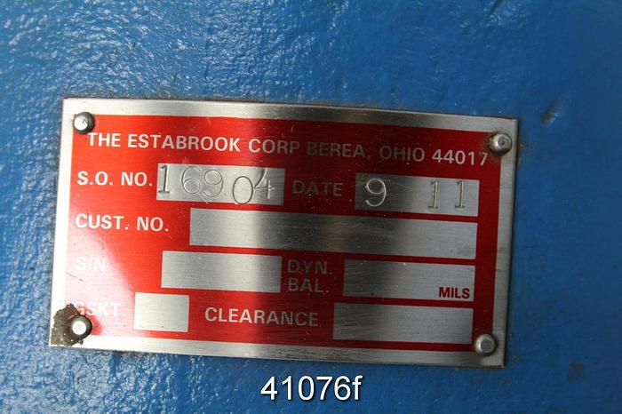 Refurbished Worthington 20KB20 Axial Flow Pump Rotating Assembly, 5-Vane 19.75" Impeller #41076