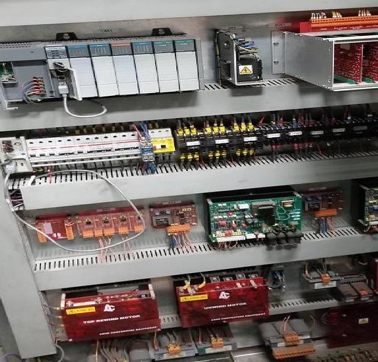 Used 62" ASHE INSPECTION SLITTER REWINDER