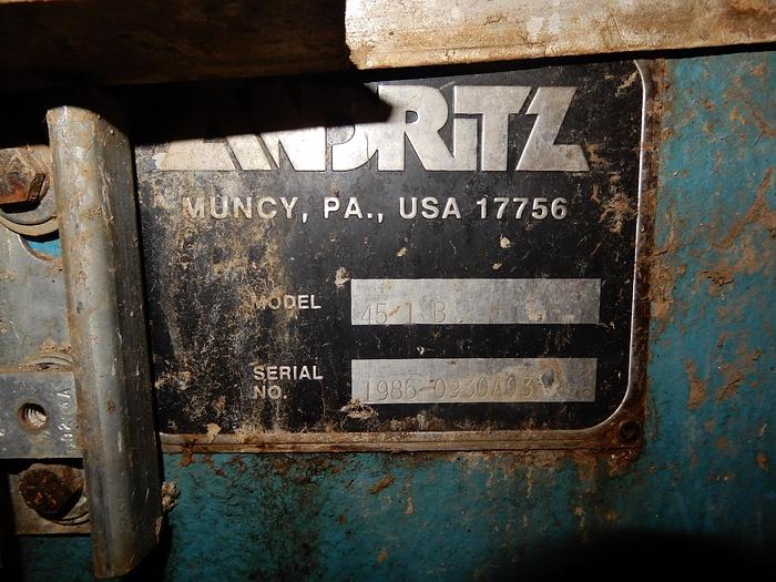 Used SPROUT WALDRON DOUBLE DISC HIGH CONSISTENCY TWIN-FLO REFINER MODEL 45-1B