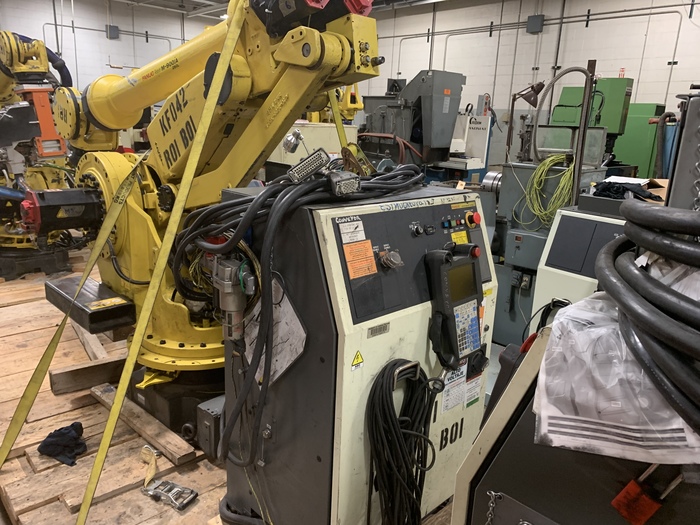 Used FANUC M900iA/260L 260KG X 3100MM REACH 6 AXIS CNC ROBOT WITH R30iA CONTROLLER