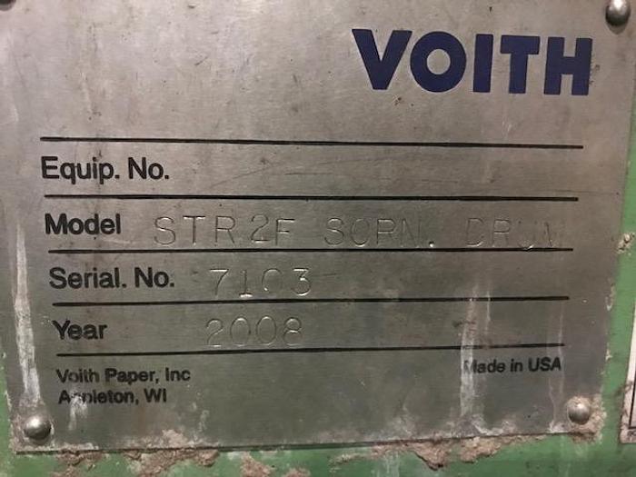 Used VOITH MDL STP2F SCRN ROTARY  DRUM SCREEN   2008