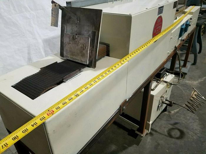 Used SM Heat Treating Soldering Annealing Conveyor Oven Furnace + Ammonia Dissociator 1800F max temp