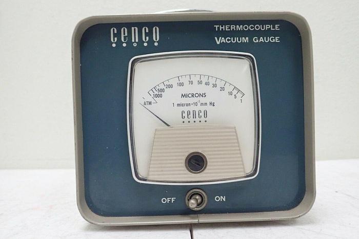Used Cenco/Central Scientific Co #94178 Thermocouple Vacuum Gauge