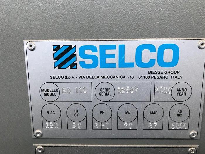 Used 2000 Biesse Selco EB110
