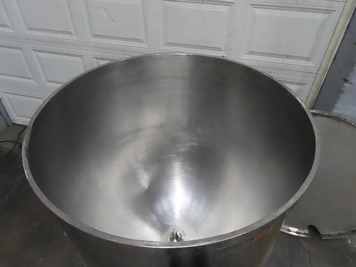 Used 150 GALLON GROEN KETTLE - S/S - 100 PSI (#10044)