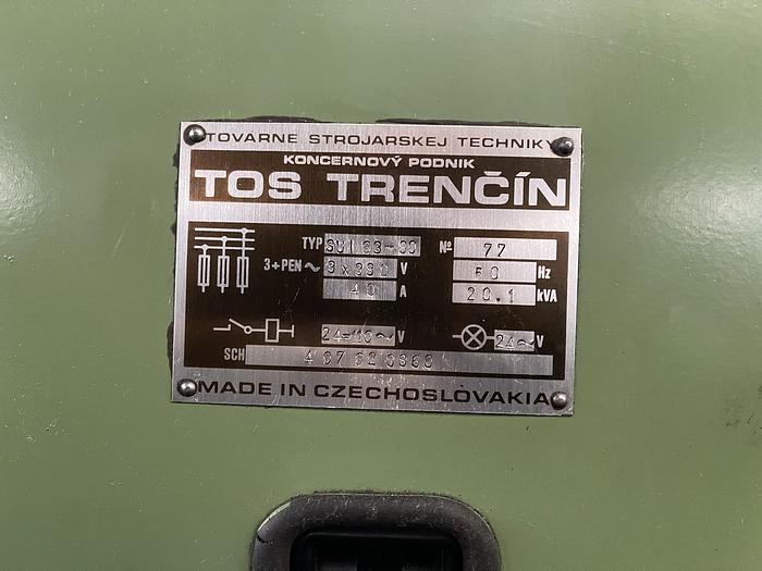 Ottime Tornio Parallelo TOS SUI 80