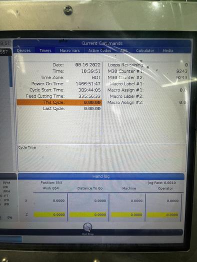 Used 2019 HAAS TL-2 CNC Turning Center