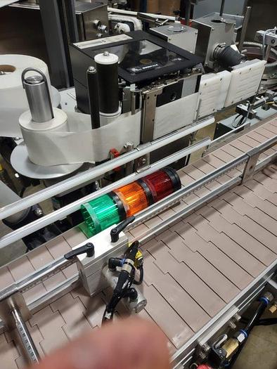 Used Used LSI Pressure Sensitive 2 Panel Print and Apply Labeler, Model 1400S