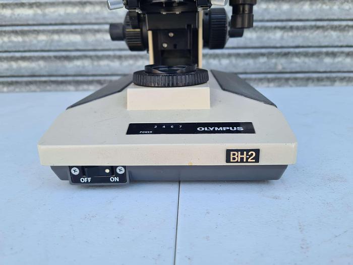 Used Olympus BH-2 Microscope with 5 objectives