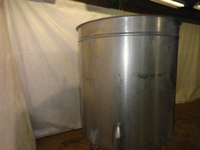 Used Stainless Steel Tank; 300G Capacity w/Side Agitation