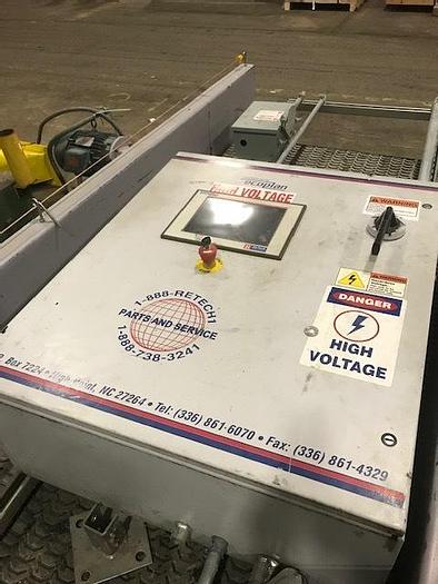 Used VECOPLAN RG42/40 XL PV SHREDDER W/ CONVEYOR