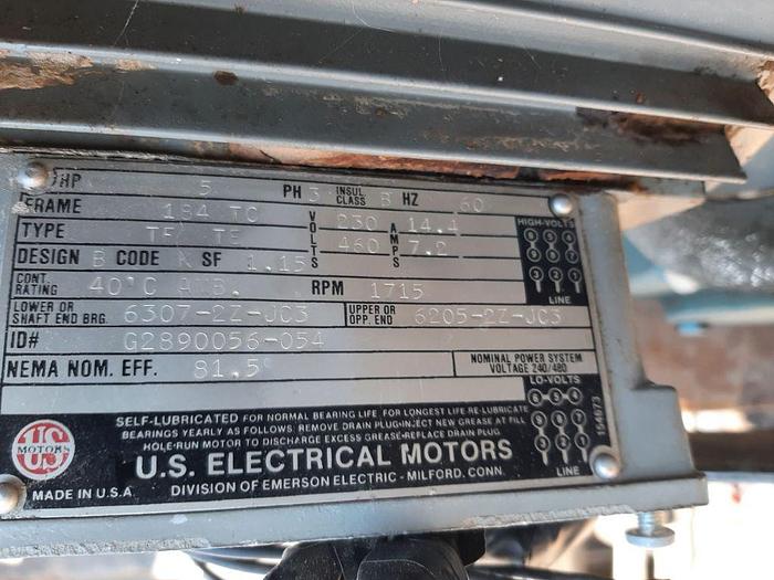 Used Valve, Rotary, Airlock, 15", C/st, 5 HP #S744861