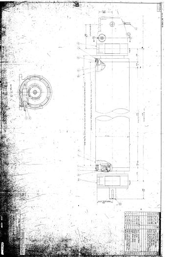 Used Manchester  Suction Press Roll, 18" Diameter, 92" Drilled Face, 110" Bearing Centerlines #24557