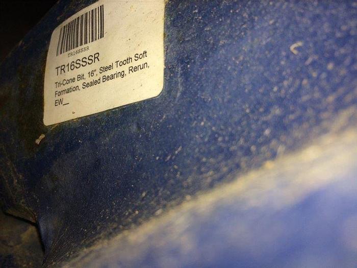 Used 16" Steel Tooth Bit - Sealed Bearing